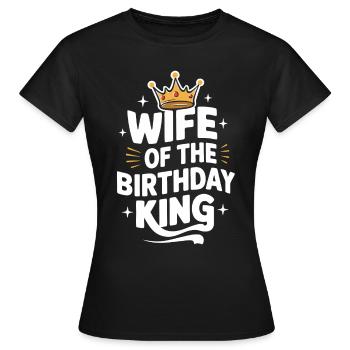 Frau Ehefrau Partnerin Familie Verheiratet - Frauen T-Shirt - Schwarz - Vorne - AI Model Female 172 dark (172cm)
