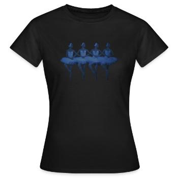 Лебединое озеро - Women's T-Shirt - black - Front - AI Model Female 172 dark (172cm)