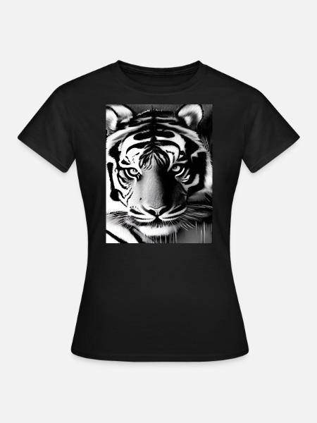 Tigre - T-shirt Femme - noir