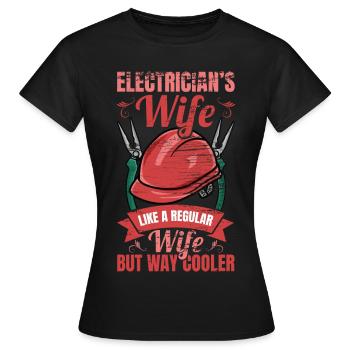 Electronics technician - Women's T-Shirt - black - Front - AI Model Female 172 dark (172cm)