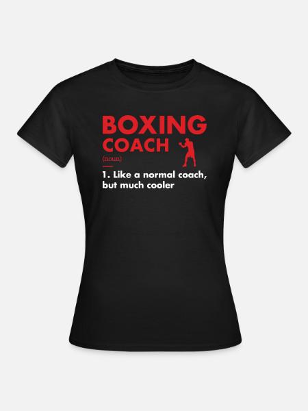 Sport Coach Definition Boxing - Frauen T-Shirt - Schwarz