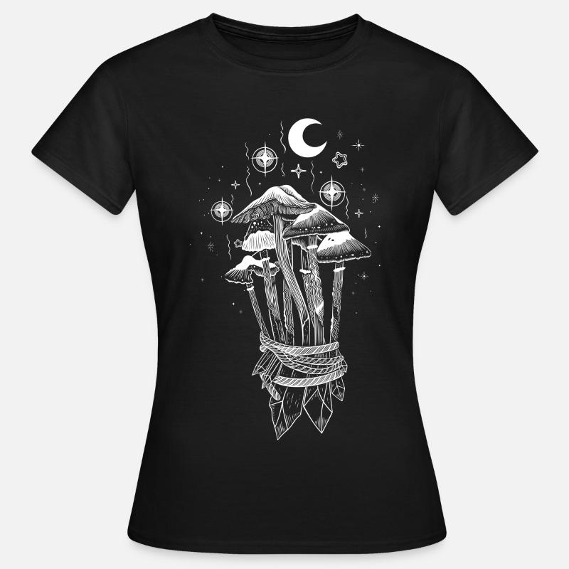 Champignons Magic Champignons Magiques - T-shirt Femme - noir