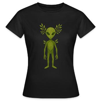 Comte - T-shirt Femme - noir - Devant - AI Model Female 172 dark (172cm)