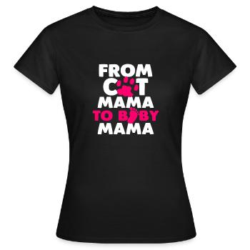 Pregnant Pregnancy Expectant Mother Gift - Women's T-Shirt - black - Front - AI Model Female 172 dark (172cm)