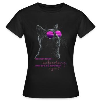 Cat doesn't matter - Women's T-Shirt - black - Front - AI Model Female 172 dark (172cm)