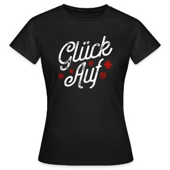Joyeux Noël joyeux Mon Mont Dunz - T-shirt Femme - noir - Devant - AI Model Female 172 dark (172cm)