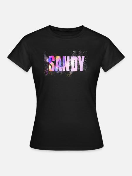 Sandy - Frauen T-Shirt - Schwarz