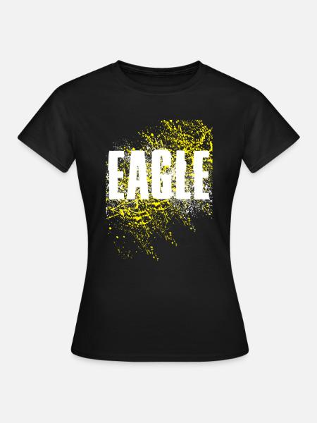 Adler Eagle - Frauen T-Shirt - Schwarz