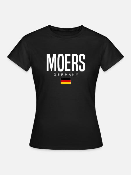 Moers - Frauen T-Shirt - Schwarz