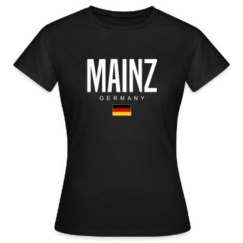Mayence - T-shirt Femme - noir - Devant - AI Model Female 172 dark (172cm)