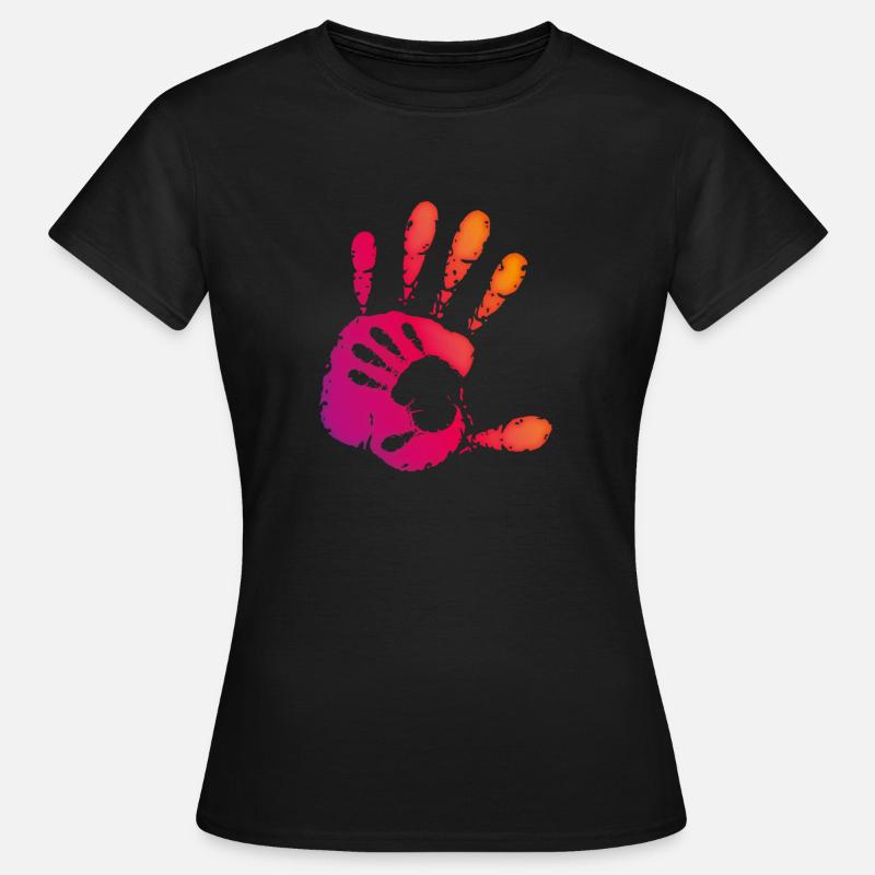 HANDS - SUNSET - Women's T-Shirt - black