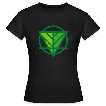 EARTH ELEMENT - Women's T-Shirt - black - Front - AI Model Female 172 dark (172cm)