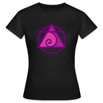 AIR ELEMENT - Women's T-Shirt - black - Front - AI Model Female 172 dark (172cm)