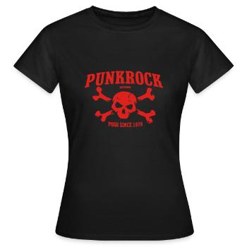 Punkrock Pogo Since 1976 - Frauen T-Shirt - Schwarz - Vorne - AI Model Female 172 dark (172cm)