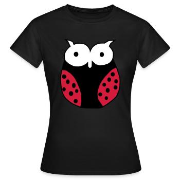 Marienkaefer Gross - Frauen T-Shirt - Schwarz - Vorne - AI Model Female 172 dark (172cm)