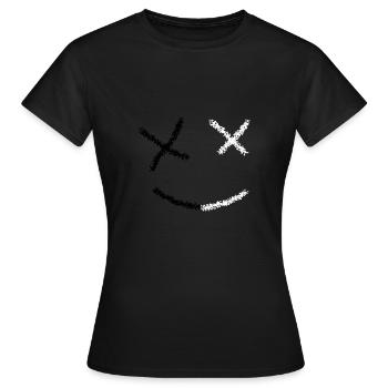 Christmas marshmallow - Women's T-Shirt - black - Front - AI Model Female 172 dark (172cm)