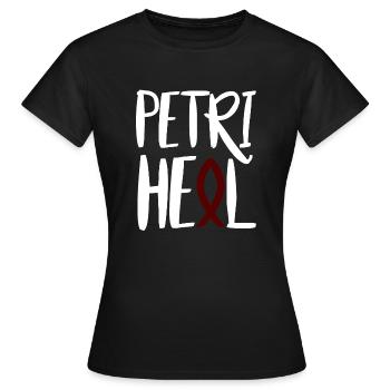 Petri Heil - Frauen T-Shirt - Schwarz - Vorne - AI Model Female 172 dark (172cm)