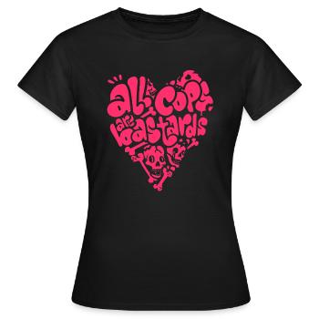 ACAB - T-shirt Femme - noir - Devant - AI Model Female 172 dark (172cm)