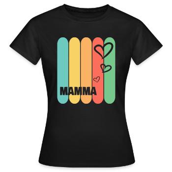 Maman de cœur - T-shirt Femme - noir - Devant - AI Model Female 172 dark (172cm)