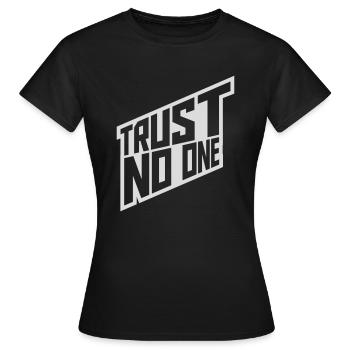ne faites confiance à personne pour ne citer - T-shirt Femme - noir - Devant - AI Model Female 172 dark (172cm)