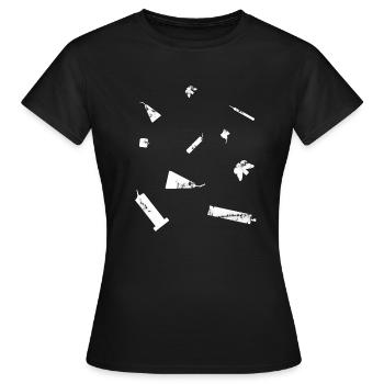Pyro Collection - T-shirt Femme - noir - Devant - AI Model Female 172 dark (172cm)