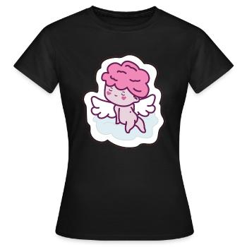 Cupidon - T-shirt Femme - noir - Devant - AI Model Female 172 dark (172cm)