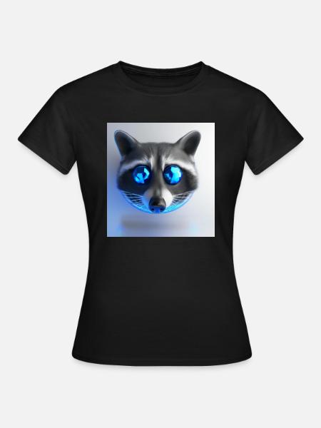 Raton laveur collectionneur de saphir - T-shirt Femme - noir
