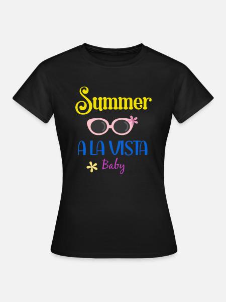 Sommerferien - Summer Vibes - Frauen T-Shirt - Schwarz