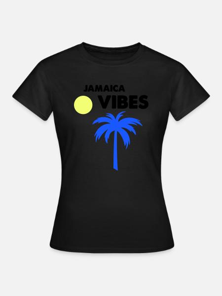 jamaica vibes - Frauen T-Shirt - Schwarz