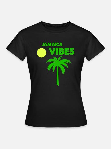 jamaica vibes - Frauen T-Shirt - Schwarz