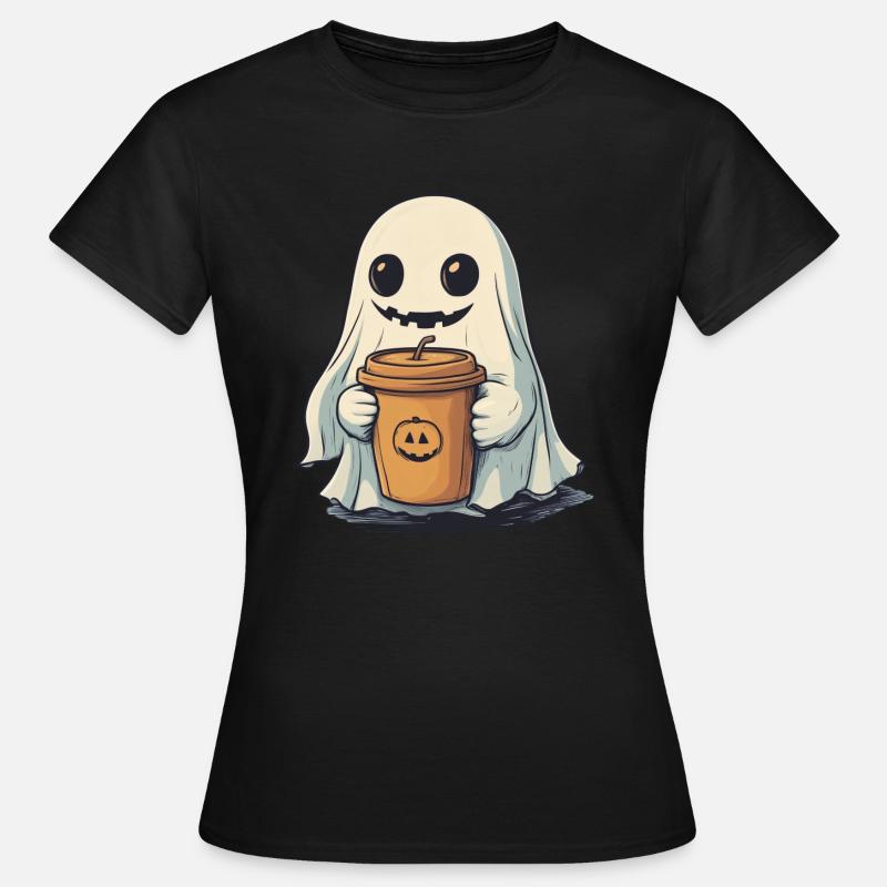 Spooky latte - Women's T-Shirt - black