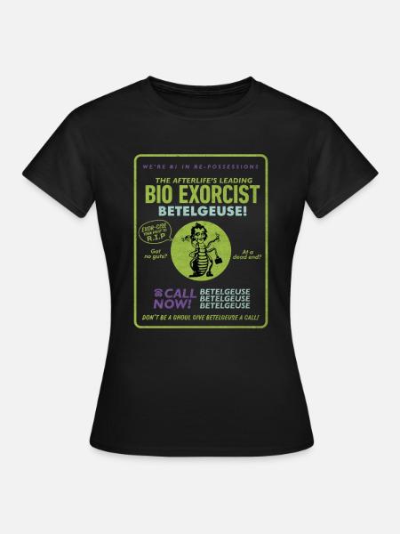 Beetlejuice 2 Bio Exorcist Betelgeuse! Anzeige - Frauen T-Shirt - Schwarz