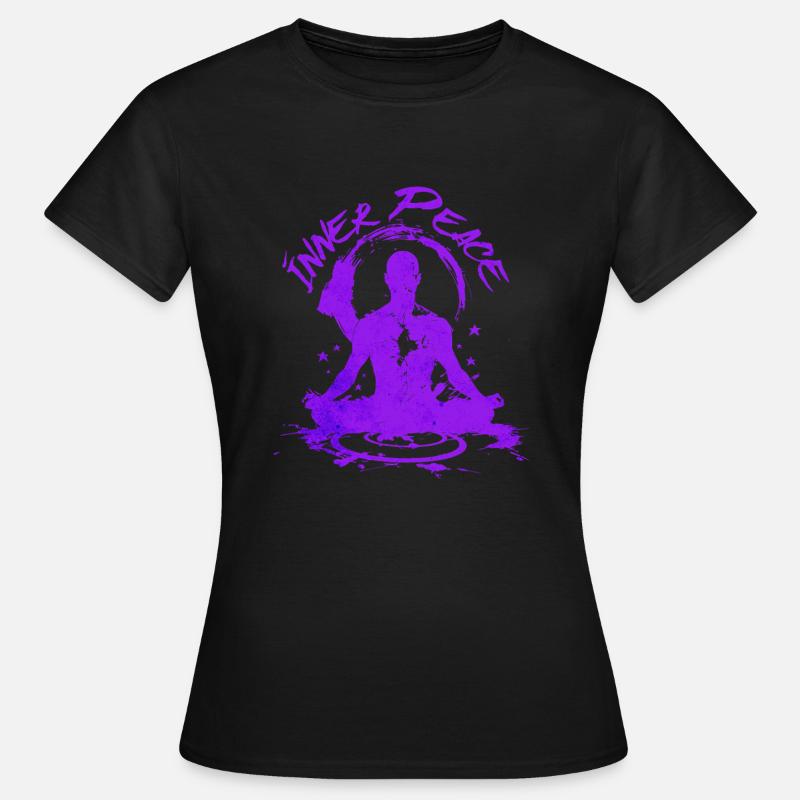 Inner peace Meditation - Women's T-Shirt - black