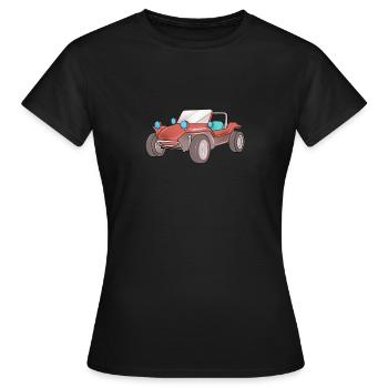 Cooles Strandbuggy Modellauto UTV RC Auto Geschenk - Frauen T-Shirt - Schwarz - Vorne - AI Model Female 172 dark (172cm)