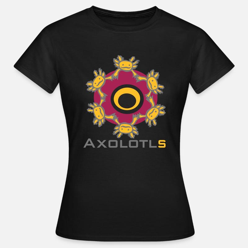 Axolotls - Women's T-Shirt - black