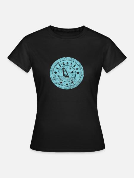 planche à voile - T-shirt Femme - noir