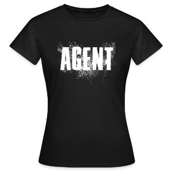 Agent - Frauen T-Shirt - Schwarz - Vorne - AI Model Female 172 dark (172cm)