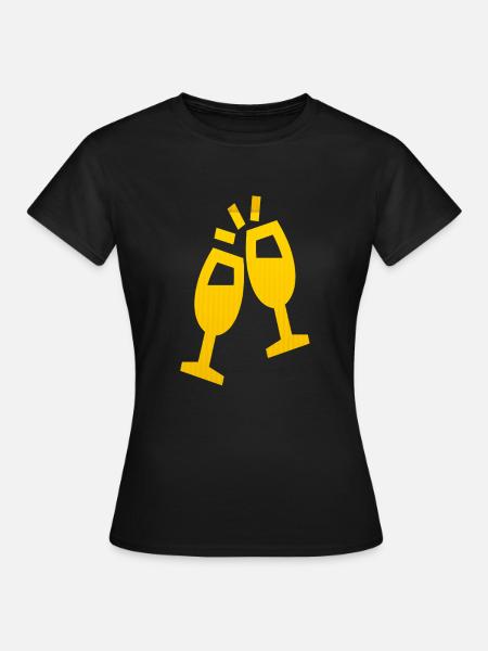 Cheers! - Frauen T-Shirt - Schwarz