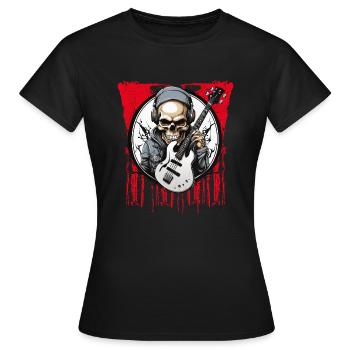 Bass jusqu’à la fin cool bass motif pour les fans de basse - T-shirt Femme - noir - Devant - AI Model Female 172 dark (172cm)