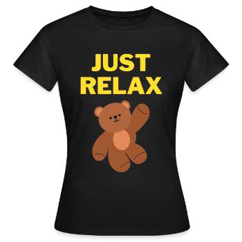Frauen T-shirt - Frauen T-Shirt - Schwarz - Vorne - AI Model Female 172 dark (172cm)