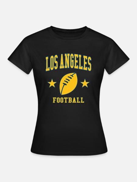 Los Angeles Football - Frauen T-Shirt - Schwarz
