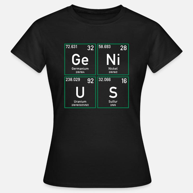 Genius transparent - Women's T-Shirt - black