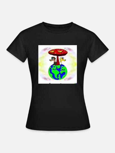 Planet der Wölfe - Frauen T-Shirt - Schwarz