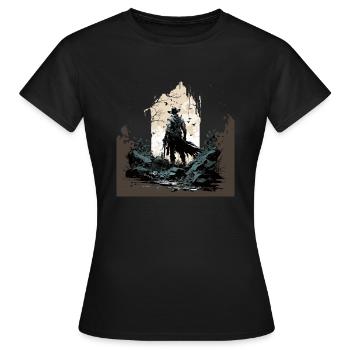 the good - Women's T-Shirt - black - Front - AI Model Female 172 dark (172cm)