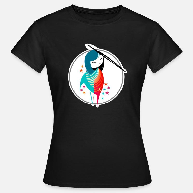 Abstract Sagittarius - Women's T-Shirt - black