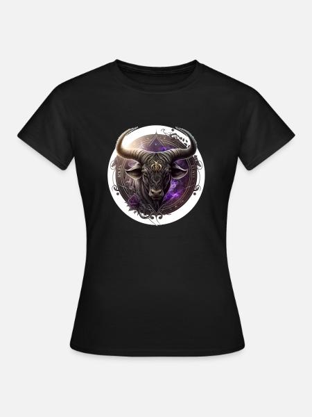 Stier-Horoskop - Frauen T-Shirt - Schwarz