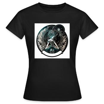 femme cabaret - T-shirt Femme - noir - Devant - AI Model Female 172 dark (172cm)