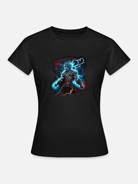 Erzengel - Frauen T-Shirt - Schwarz