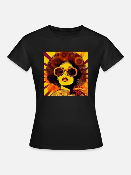 Donna 2 - Frauen T-Shirt - Schwarz