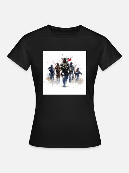 US Army gaming art - Frauen T-Shirt - Schwarz